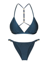 Charger l'image dans la galerie, Product Front: Rio De Sol Ensemble Set Shimmer-Shark Tri-Fixo-Noa Cheeky-Noa