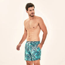 Charger l'image dans la galerie, Image 02: Uv Line Short De Bain Short Acqua Coqueiros Turquesa Upf50+