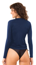 Charger l'image dans la galerie, Image 06: Rio De Sol Haut Navy Rash-Guard