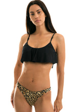 Charger l'image dans la galerie, Gallery: Rio De Sol Ensemble Leopardo Black Babado