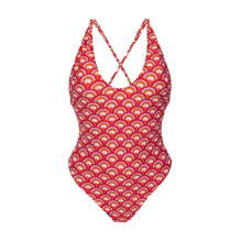 Charger l'image dans la galerie, Product Front: Rio De Sol Une Pièce Floral-Scales Sunny