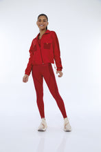 Charger l'image dans la galerie, Image 08: Alto Giro Fitness Haut Jaqueta Techno Taslon Com Bolsos Vermelho Haute Red