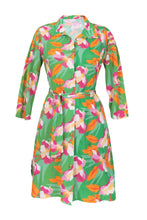 Charger l'image dans la galerie, Product Front: Rio De Sol Chemise Green Bloom Chemise