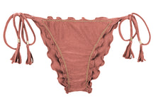 Charger l'image dans la galerie, Product Front: Rio De Sol Bas Bottom Shimmer-Copper Frufru