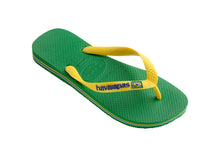 Charger l'image dans la galerie, Product Front: Havaianas Tongs Havaianas Brasil Logo Green