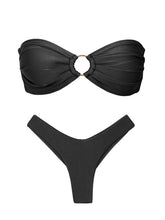 Charger l'image dans la galerie, Product Front: Rio De Sol Ensemble Set Shimmer-Black Mavi Nara