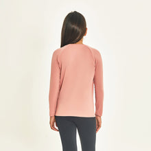 Charger l'image dans la galerie, Model Back: Uv Line T-Shirt Longsleeve Uprpo Inf Rose Upf50+