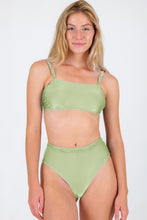 Charger l'image dans la galerie, Gallery: Rio De Sol Ensemble Set Oliva Bandeau-Reto Hotpants