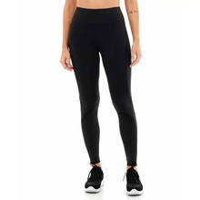 Charger l'image dans la galerie, Model Front: Alto Giro Fitness Bas Legging Bodytex Recortes Atlanta Preto
