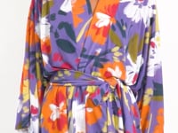 Charger et lire la vidéo dans la visionneuse de la Galerie, Video: Rio De Sol Robe De Plage Garden-Flower Kimono