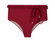 Charger l'image dans la galerie, Product Front: Rio De Sol Bas Bottom Shimmer-Divino Belted-High-Waist
