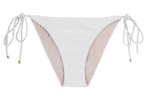 Charger l'image dans la galerie, Product Front: Rio De Sol Bas Bottom Shimmer-White Ibiza-Rope
