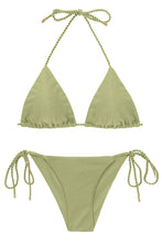 Charger l'image dans la galerie, Product Front: Rio De Sol Ensemble Set Oliva Tri-Inv Cheeky-Tie