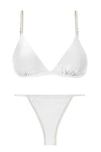 Charger l'image dans la galerie, Product Front: Rio De Sol Ensemble Set Shimmer-White Tri-Fixo California