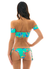 Charger l'image dans la galerie, Model Back: Rio De Sol Haut Top Acqua Flora Off Shoulder