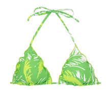 Charger l'image dans la galerie, Product Front: Rio De Sol Haut Top Green-Palms Frufru