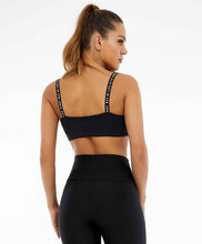 Charger l'image dans la galerie, Model Back: Alto Giro Fitness Haut Top Bodytex Alcas Personalizadas Preto
