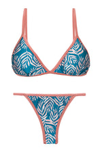 Charger l'image dans la galerie, Product Front: Rio De Sol Ensemble Set Palms-Blue Tri-Fixo California
