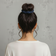 Charger l'image dans la galerie, Model Back: Rio De Sol Chouchou Navy Scrunchie
