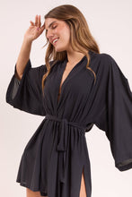 Charger l'image dans la galerie, Image 05: Rio De Sol Robe De Plage Black Kimono
