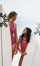 Charger l'image dans la galerie, Image 05: Uv Line Une Pièce Fille Swimsuit Girl Marcela Fuchsia White Upf50+
