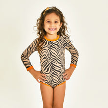 Charger l'image dans la galerie, Model Front: Uv Line Maillot De Bain Bébé Swimsuit Baby Zebra Upf50+
