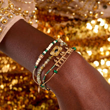 Charger l'image dans la galerie, Image 02: Hipanema Bracelet Cuff Karmelia Green Hipenema
