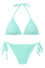 Charger l'image dans la galerie, Product Front: Rio De Sol Ensemble Set Malibu-Menta Tri-Inv Cheeky-Tie
