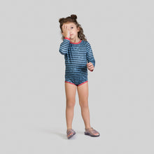 Charger l'image dans la galerie, Image 09: Uv Line Maillot De Bain Bébé Macaquinho Baby Listras Upf50+
