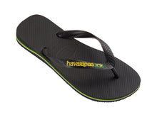 Charger l'image dans la galerie, Model Front: Havaianas Tongs Brasil Logo Black
