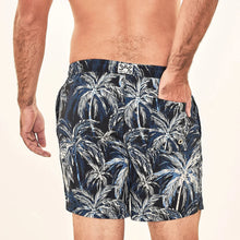 Charger l'image dans la galerie, Model Back: Uv Line Short De Bain Short Acqua Coqueiros Marinho Upf50+
