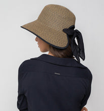 Charger l'image dans la galerie, Model Back: Uv Line Chapeau Souple/Capeline Hat Santorini Imp Fem Mescla Upf50+

