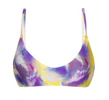Charger l'image dans la galerie, Product Front: Rio De Sol Haut Top Tiedye-Purple Bralette
