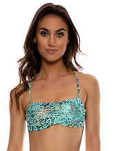 Charger l'image dans la galerie, Image 04: Luli Fama Haut Top Square Animale Aqua
