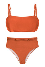 Charger l'image dans la galerie, Product Front: Rio De Sol Ensemble Set Paprica Bandeau-Reto Hotpants
