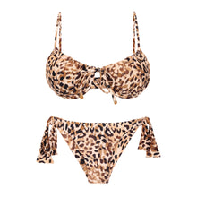 Charger l'image dans la galerie, Product Front: Rio De Sol Ensemble Set Leopard Balconet-Tie Italy
