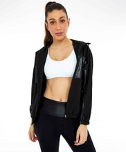 Charger l'image dans la galerie, Image 05: Alto Giro Fitness Haut Jaqueta Tecnospan Recortes Preto

