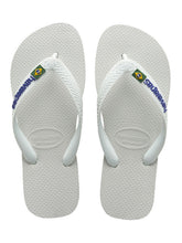 Charger l'image dans la galerie, Product Front: Havaianas Tongs Brasil Logo White
