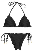 Charger l'image dans la galerie, Product Front: Rio De Sol Ensemble Kiwanda Preto Frufru
