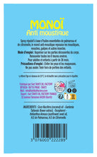 Charger l'image dans la galerie, Product Back: Tevi Insect Repellent Monoi Anti Moustique/ Citronnelle 120Ml
