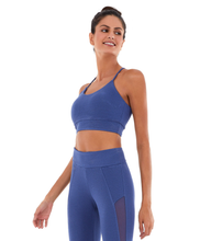 Charger l'image dans la galerie, Image 04: Alto Giro Fitness Haut Top Staff Alcinha Dupla Face Azul Movement
