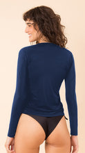 Charger l'image dans la galerie, Image 09: Rio De Sol Haut Navy Rash-Guard
