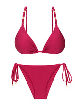 Charger l'image dans la galerie, Product Front: Rio De Sol Ensemble Set Shimmer-Desejo Lia-Noa Lacinho
