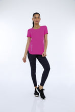 Charger l'image dans la galerie, Image 04: Alto Giro Fitness Haut T-Shirt Skin Fit Inspiracionais Pink Choque
