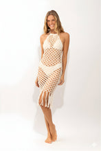 Charger l'image dans la galerie, Model Front: Rio De Sol Midi Dress Offwhite Serena Dress

