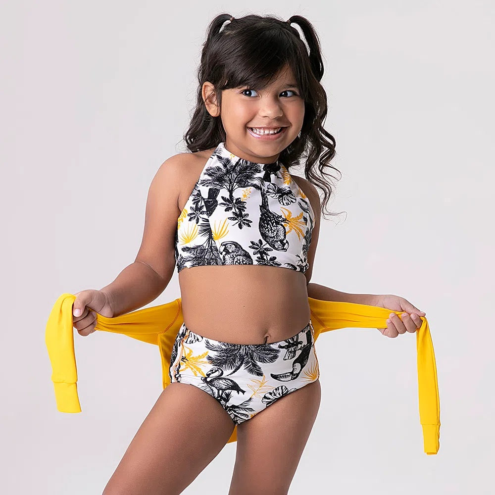 Maillot De Bain Fille Xhilaration Taille S 6/6x 2 Pièces UPF 50+ Neuf Avec étiquette