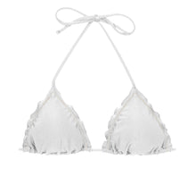 Charger l'image dans la galerie, Product Front: Rio De Sol Haut Top Shimmer-White Frufru

