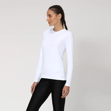 Charger l'image dans la galerie, Image 02: Uv Line T-Shirt Women Fpu50+ Uvpro Long Sleeve T-Shirt White Uv
