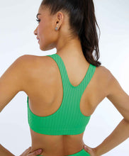 Charger l'image dans la galerie, Model Back: Alto Giro Fitness Haut Top Shape Slim Verde Classic
