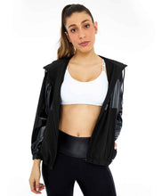 Charger l'image dans la galerie, Image 06: Alto Giro Fitness Haut Jaqueta Tecnospan Recortes Preto
